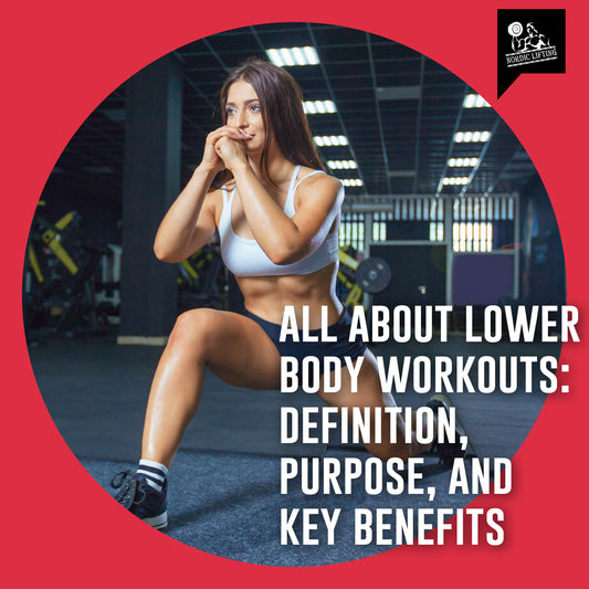 A woman in a sports outfit is doing a leg workout