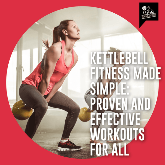 Two women in their sportswear working out using kettlebells.