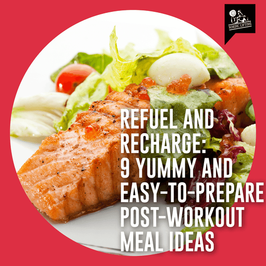 A plate of protein-rich post-workout recipes