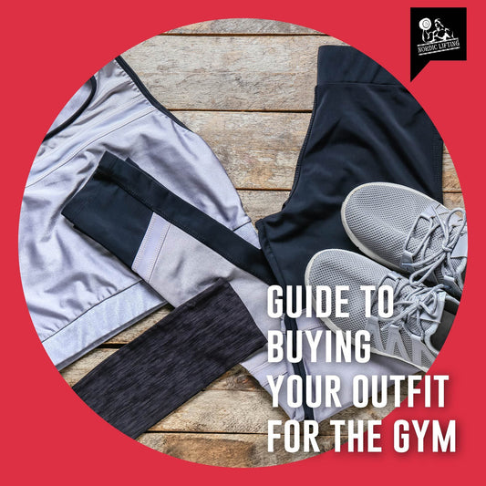 A set of gray gym outfits