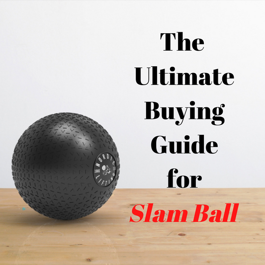 An image of a sports equipment called slam ball with the blog title in it
