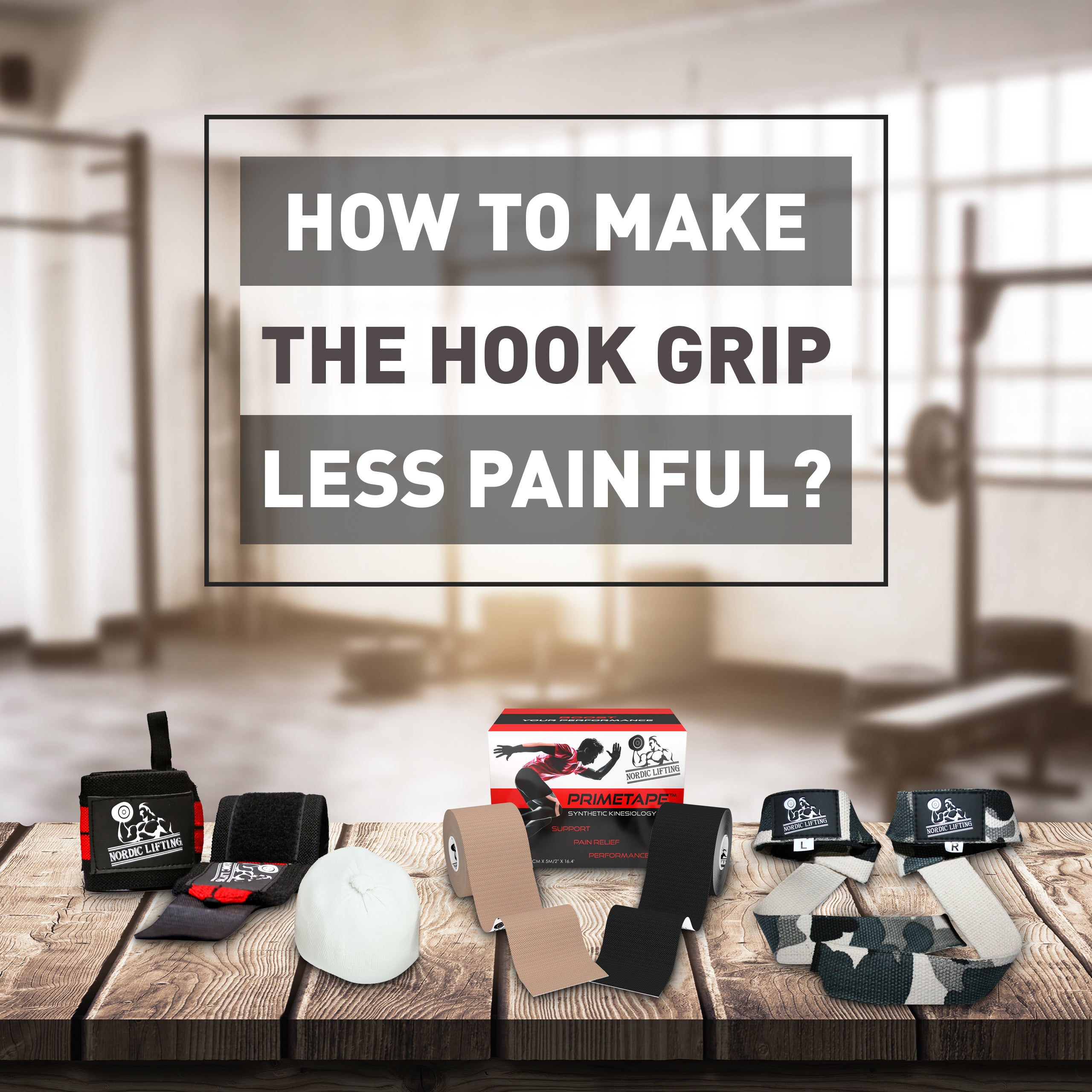 How to use Hook Grip, tape your thumbs and lift more!