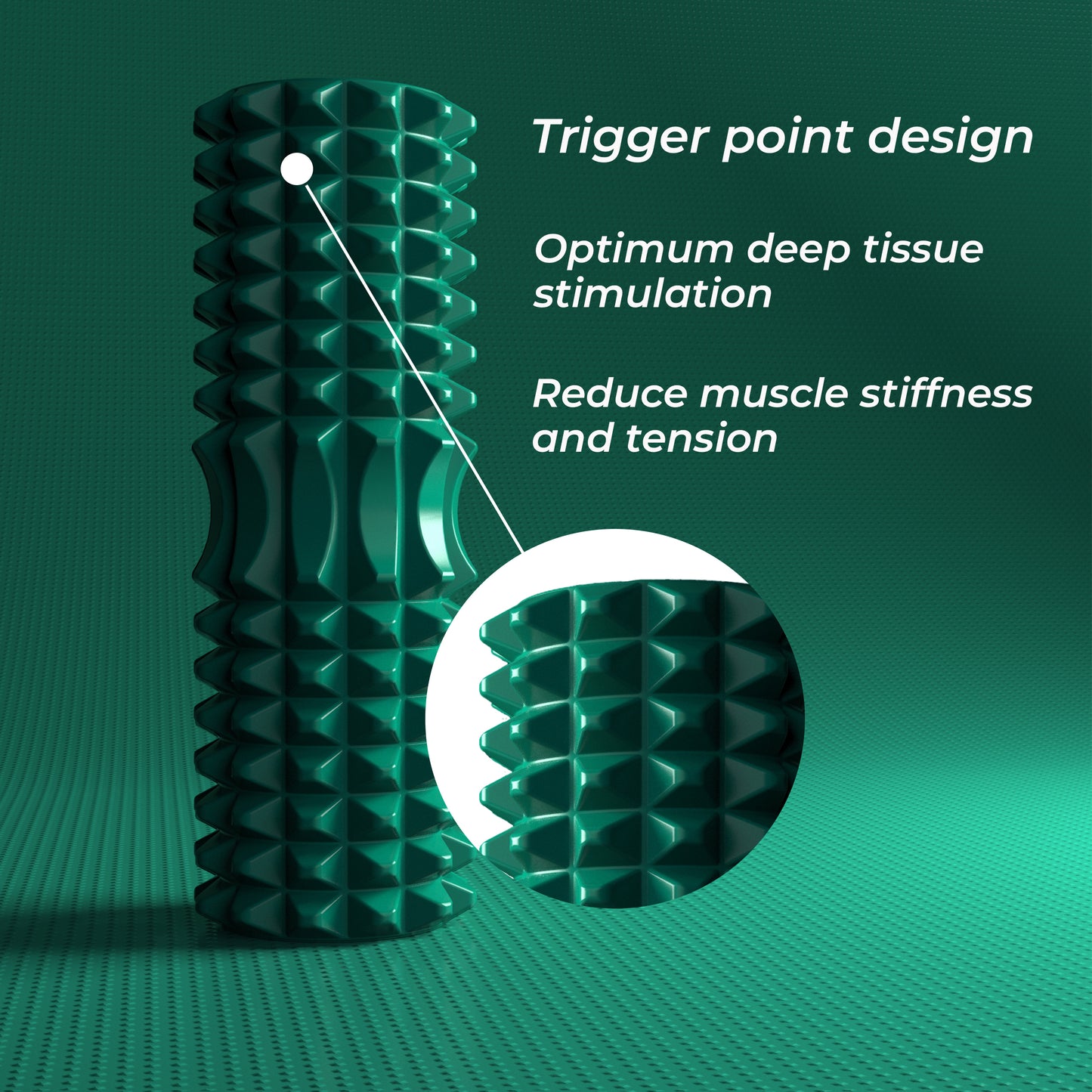 Vibrating Foam Roller for Muscle Release & Workout Recovery – Mobility Roller for Fitness & Athletes – by Nordic Lifting