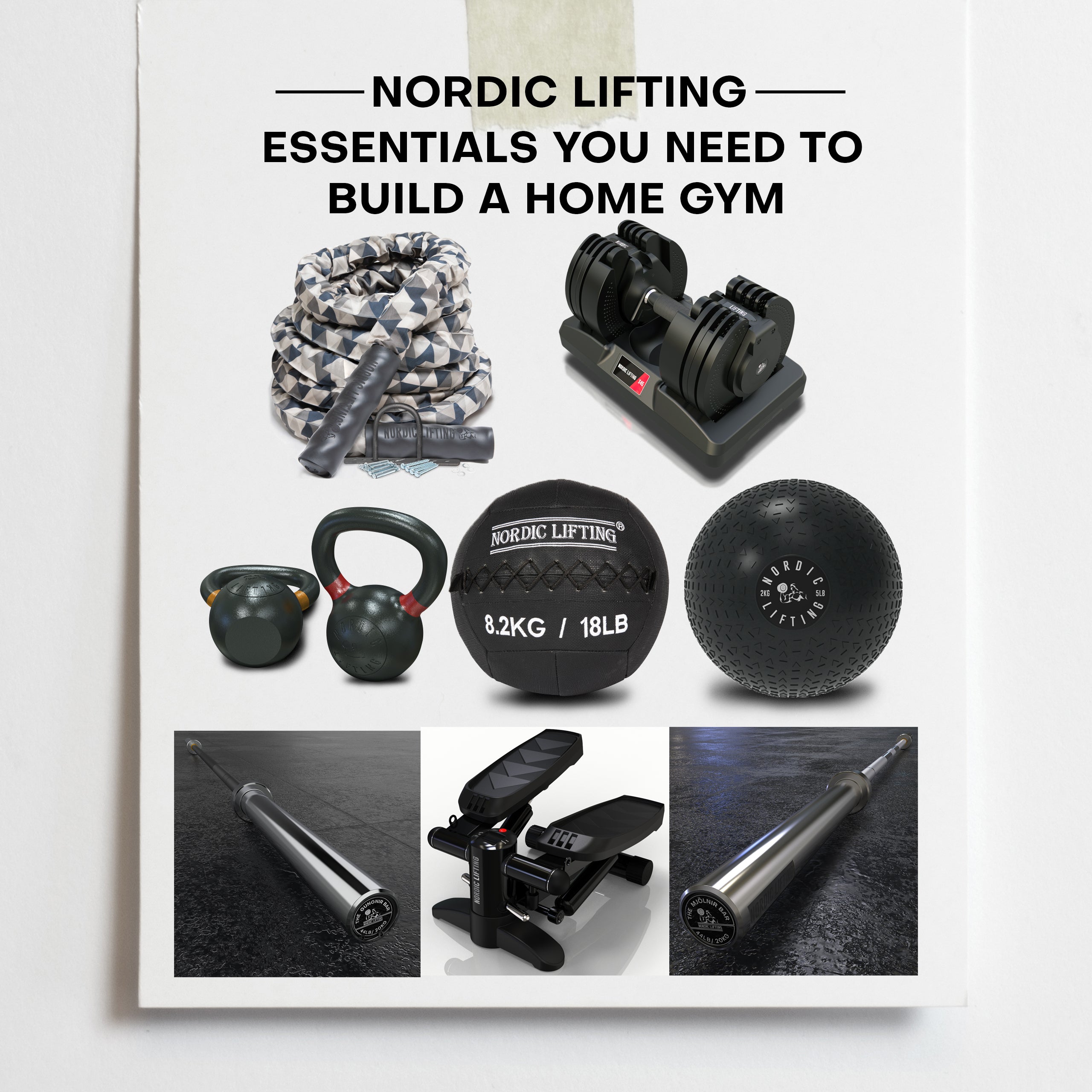 Powerlifting Essentials Nordic Lifting Essentials You Need to Build a Home Gym