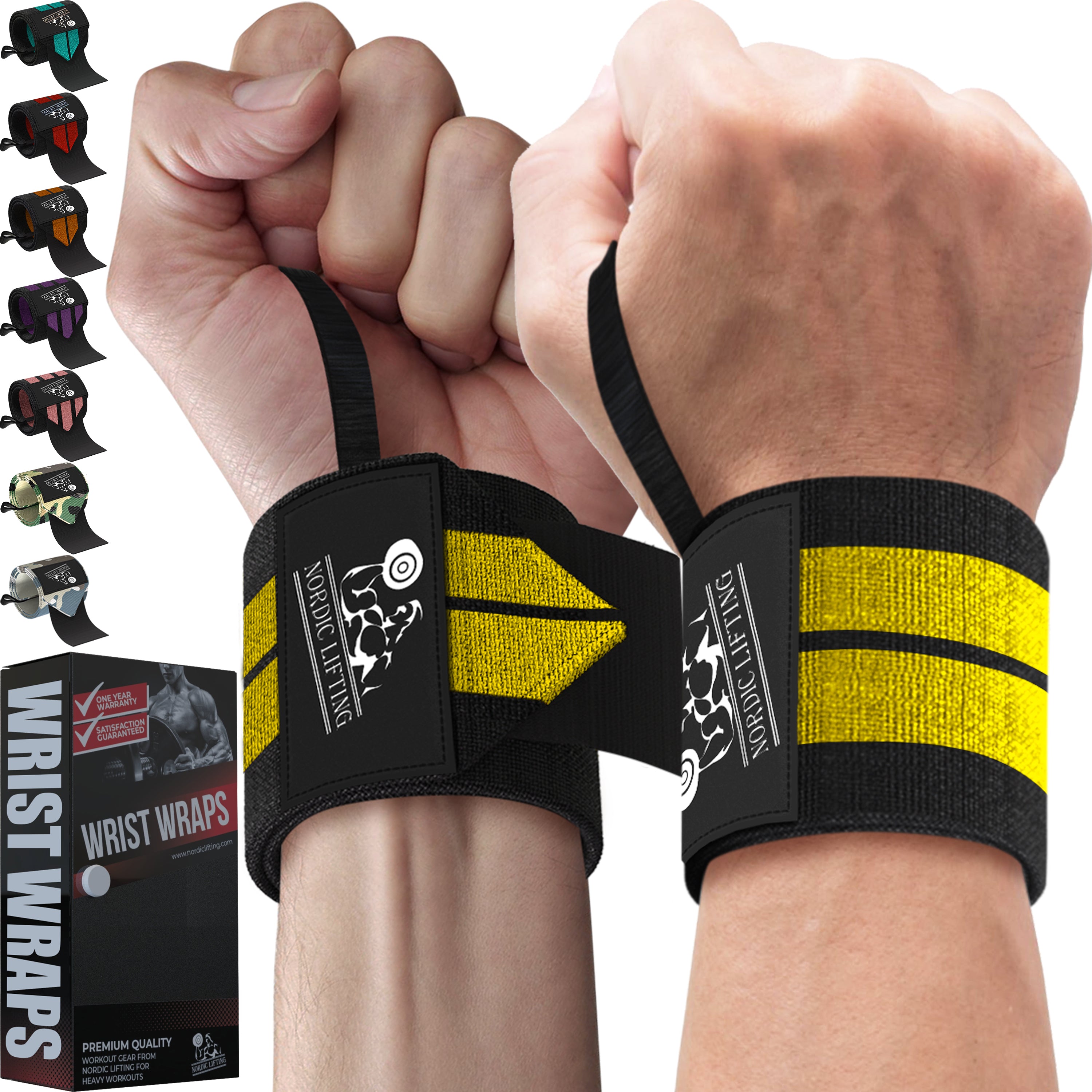 Nordic Lifting Wrist Wraps - Thumbnail 5