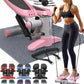 Home Workout Mini Stepper - w/ Resistance Bands Set and Built-in Tracking Monitor