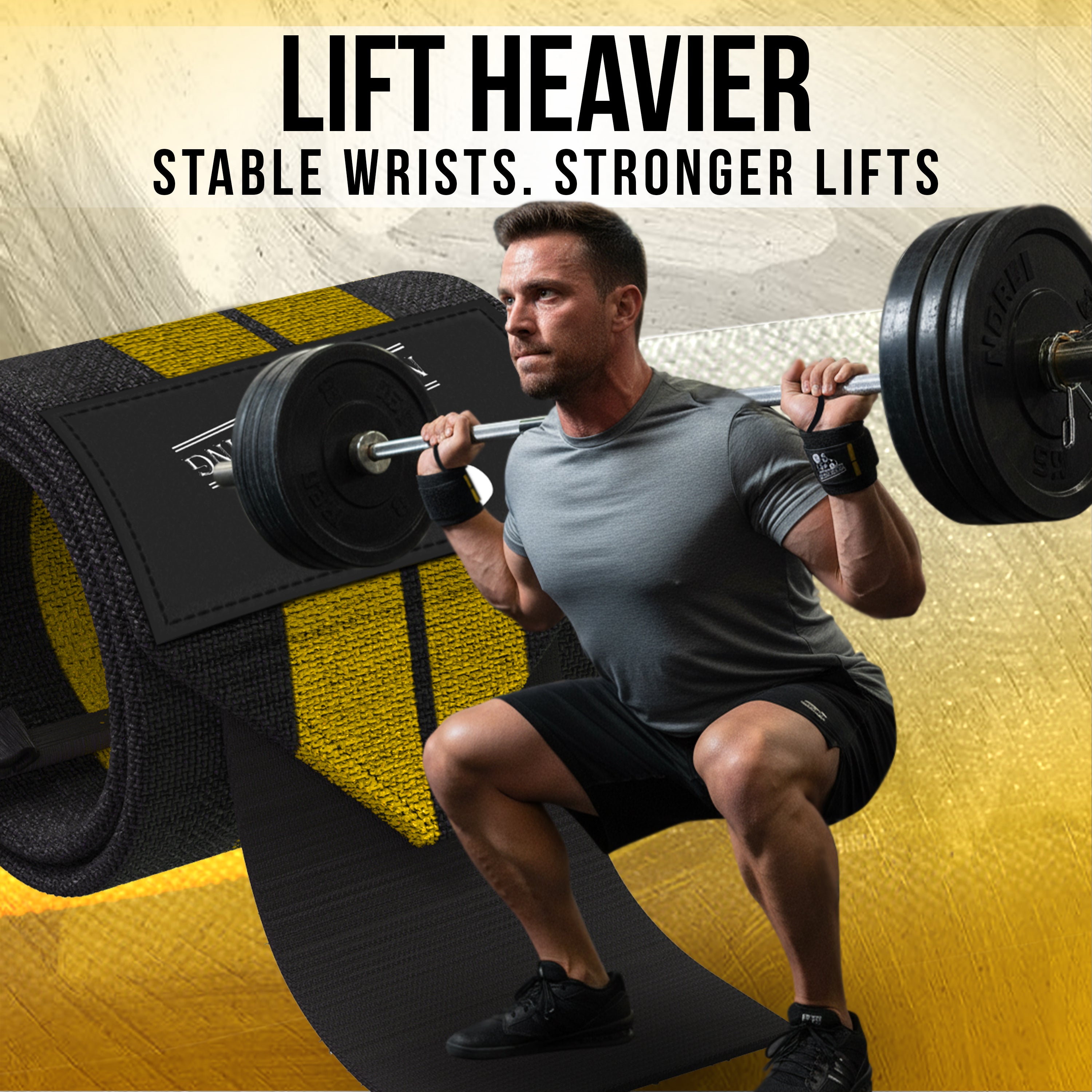 Nordic Lifting Wrist Wraps - Thumbnail 4