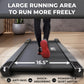 NLX Y8000 Treadmill - Under-Desk Treadmill Perfect for Home or Office Use, Walking or Running Treadmill with Adjustable Incline, 260 lbs Max User Capacity