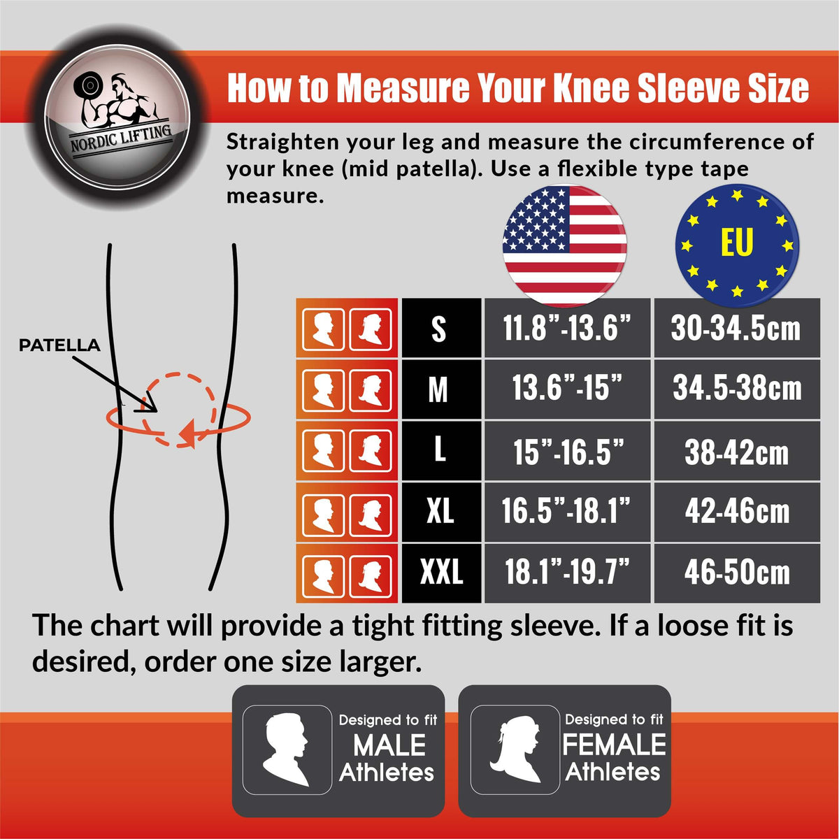 Premium Knee Compression Sleeves For Optimal knee Support Nordic Lifting